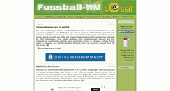 Desktop Screenshot of fussball-wm-total.de